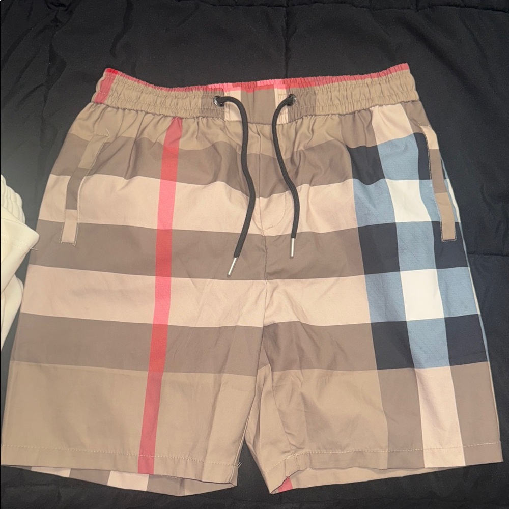 Burberry Multicolor Check Athletic Shorts